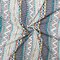 Blue-Multi Rayon Aztec Printed Cross Dobby Jacquard Woven Fabric By the Yard